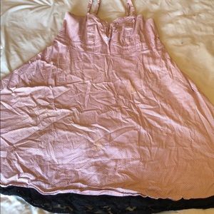 Torrid polka dot swing dress